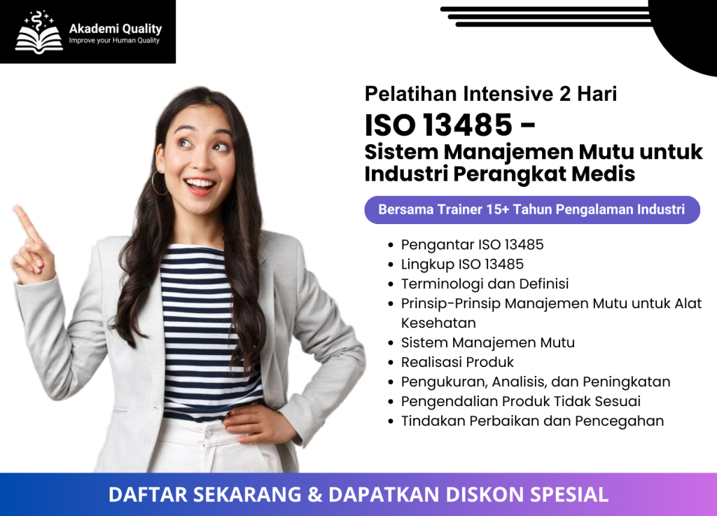 Pelatihan ISO 13485 Harga Terjangkau dan Bersertifikat
