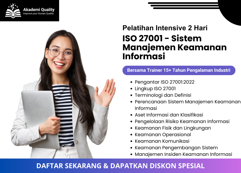 Pelatihan ISO 27001 Harga Terjangkau dan Bersertifikat